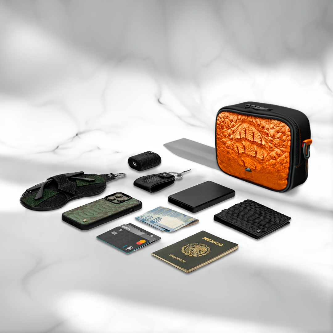 Documentera Mini - Billionaire Croc Orange