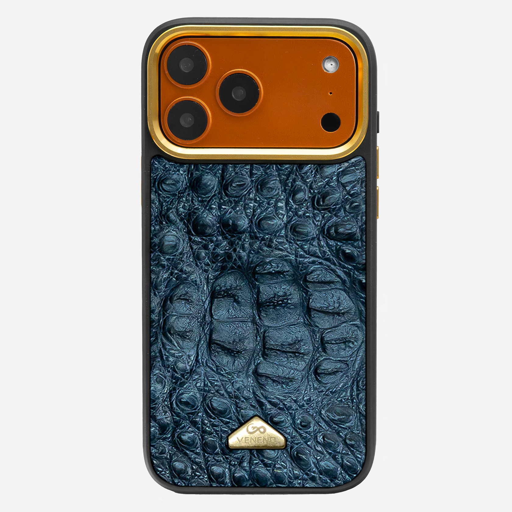 Funda iPhone 17 Pro Max Phantom Croc Nox