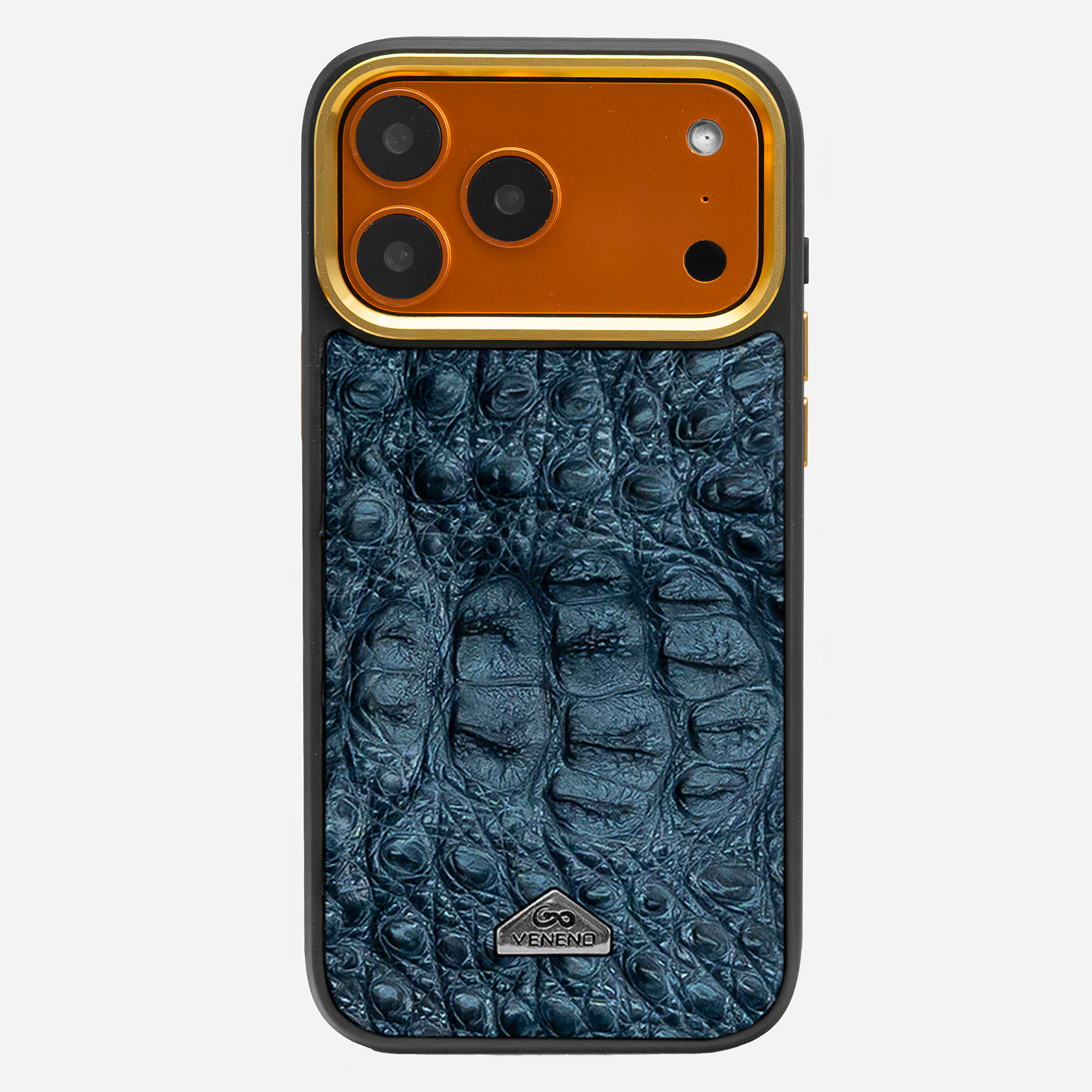 Funda iPhone 17 Pro Max Phantom Croc Nox