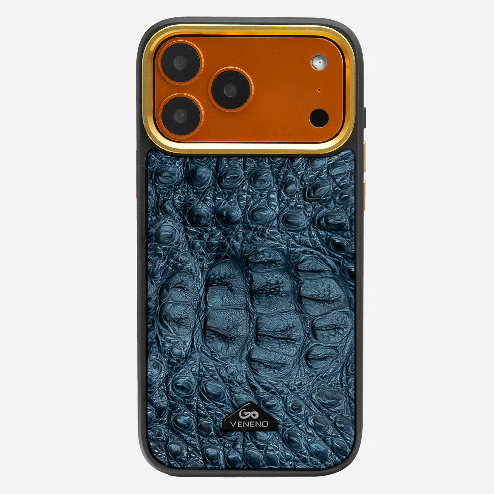 Funda iPhone 17 Pro Max Phantom Croc Nox