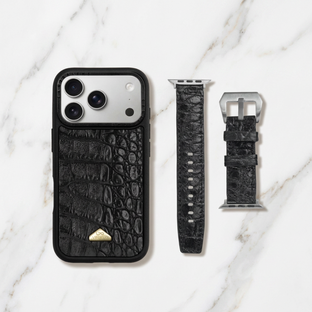 Dúo iPhone 17 Croc Black