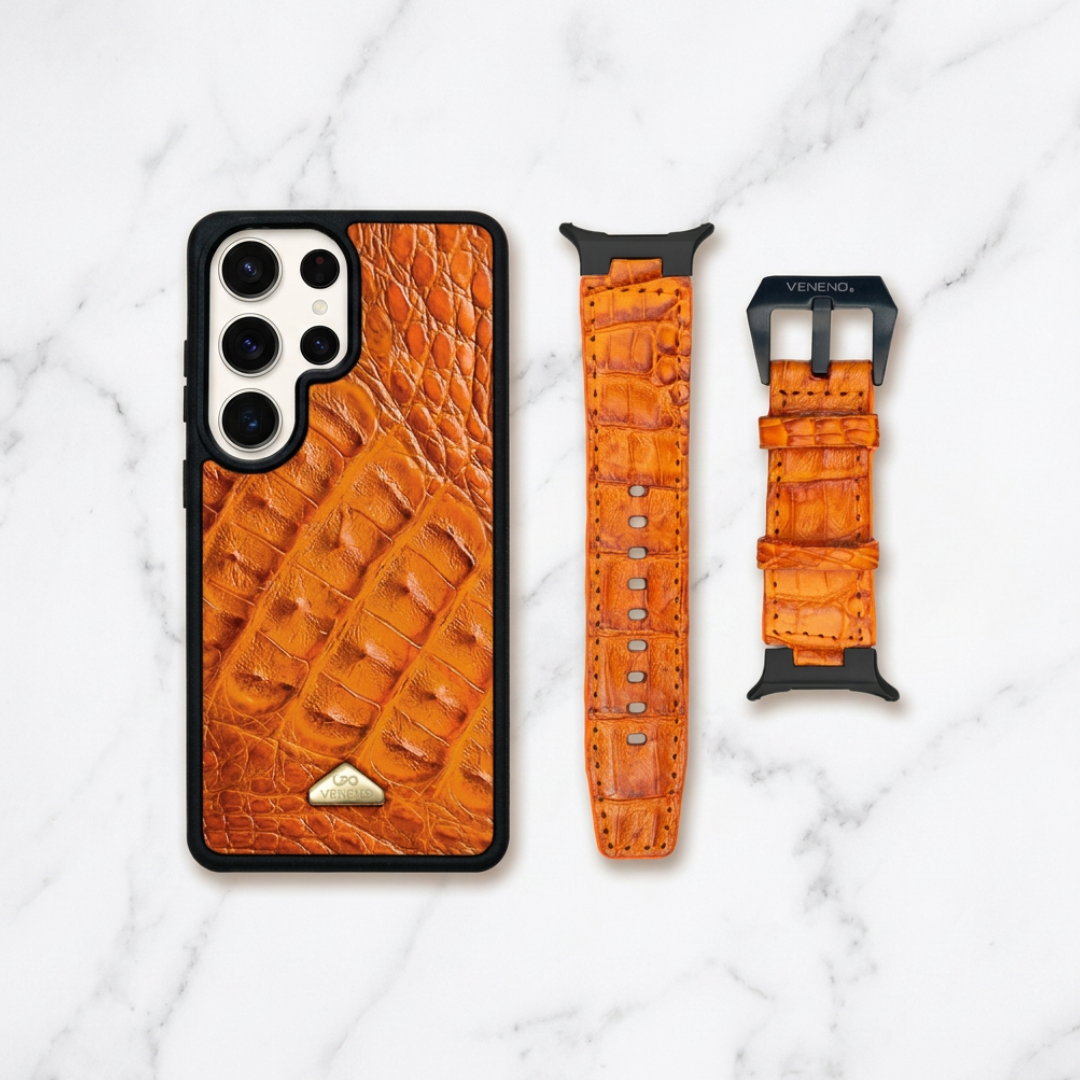 Dúo Galaxy Croc Orange