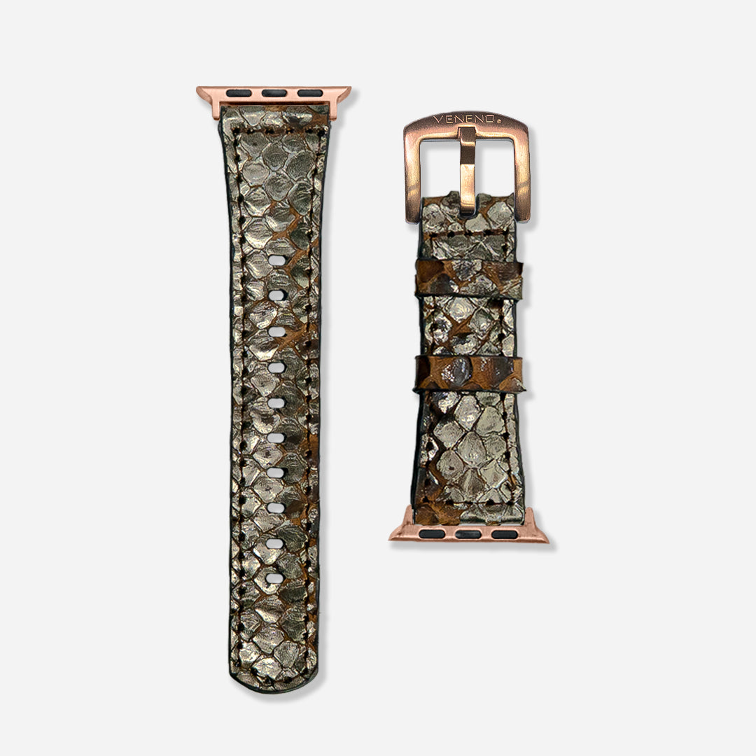 Extensible dama - Apple Watch Python Rustic Sahara