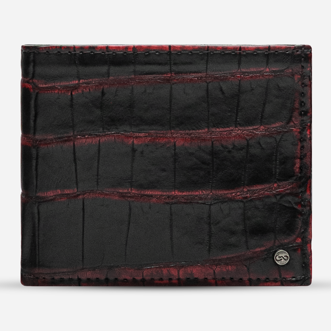 Cartera Grande "The Ambassador" - Billionaire Croc Black Cherry