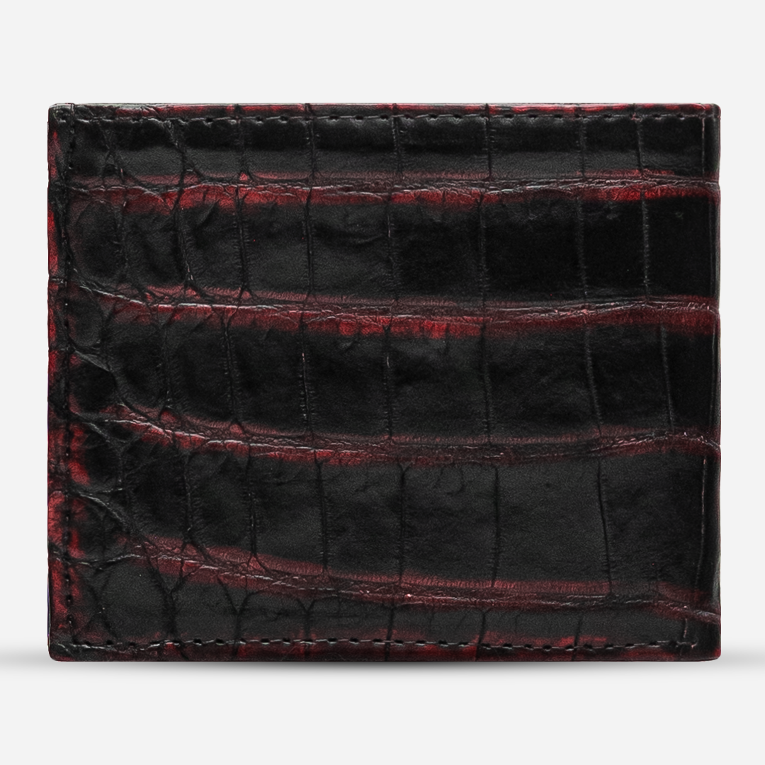 Cartera Grande "The Ambassador" - Billionaire Croc Black Cherry