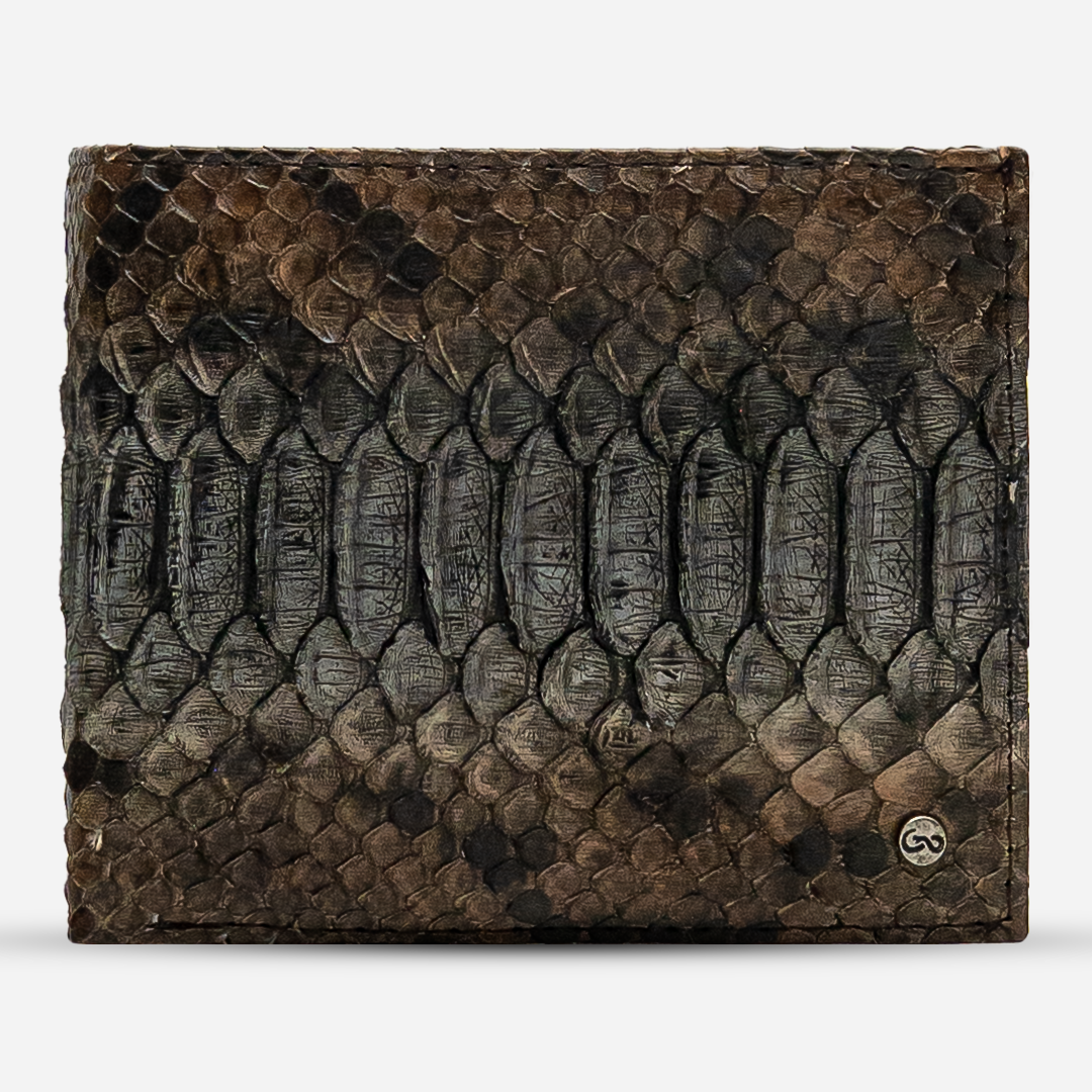 Cartera Grande "The Ambassador" - Python Taupe