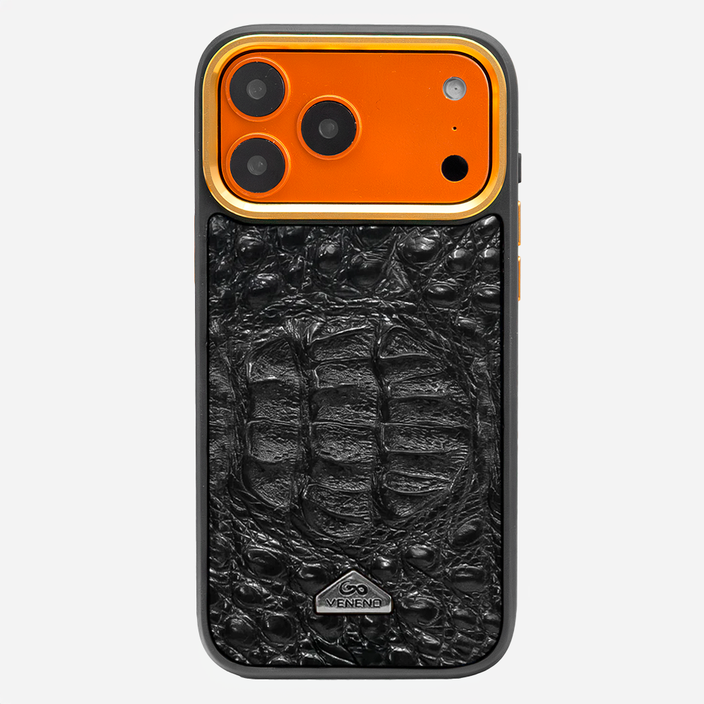 Funda iPhone 17 Pro Max Phantom Croc Black