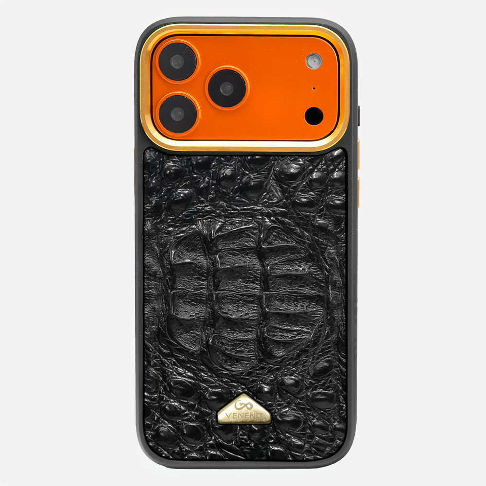 Funda iPhone 17 Pro Max Phantom Croc Black