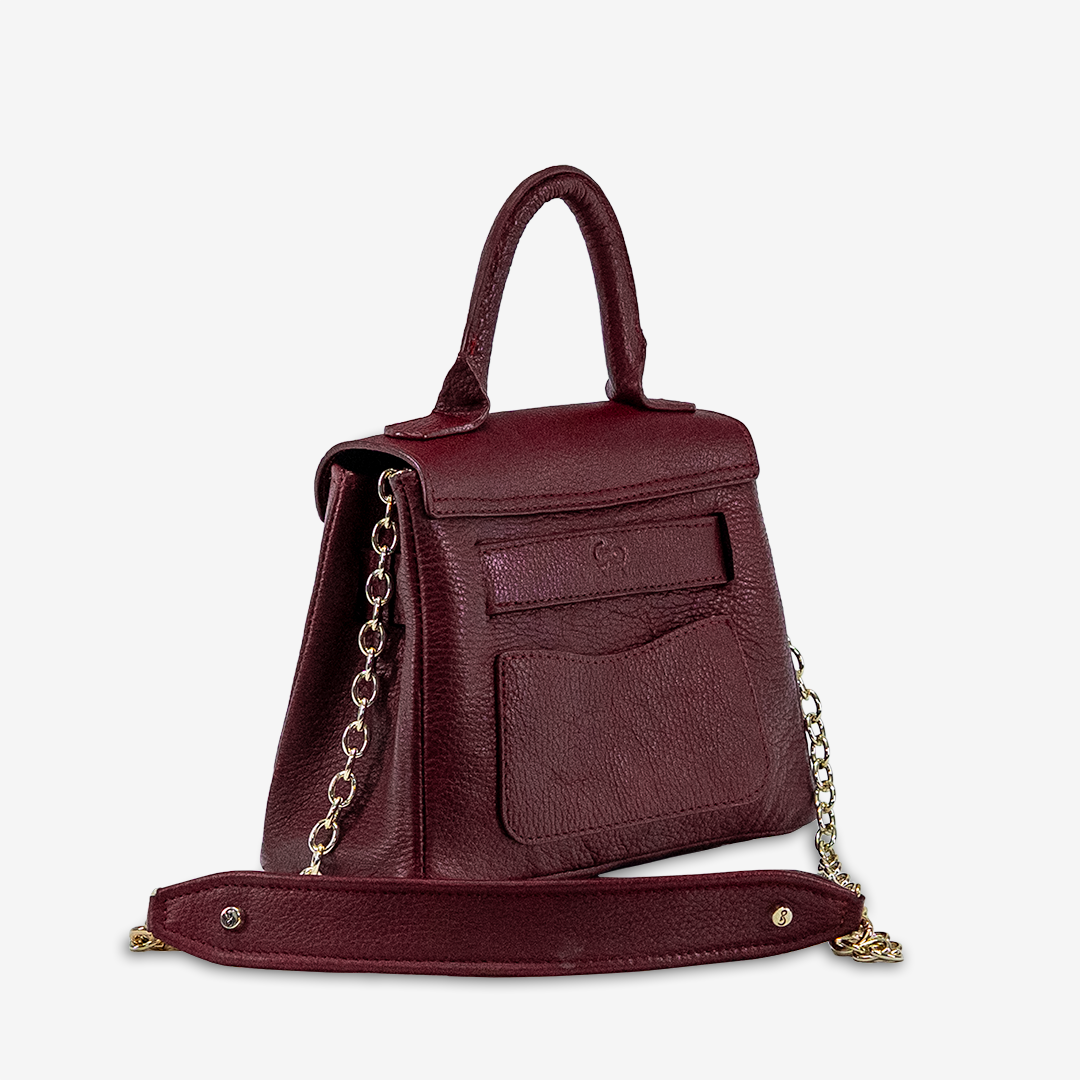Bolso "Mini Suki" - Burgundy