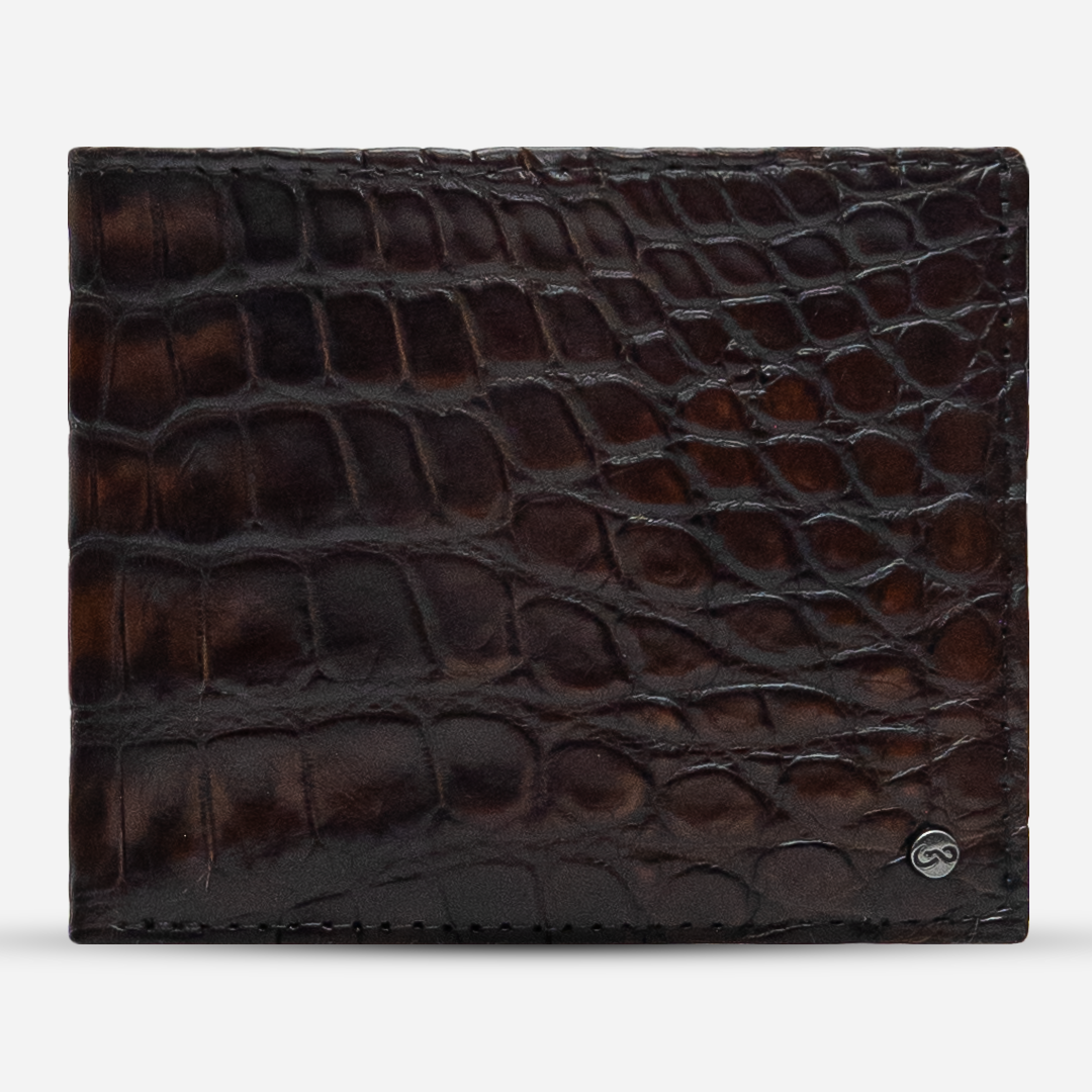 Cartera Grande "The Ambassador" - Billionaire Croc Brûlé