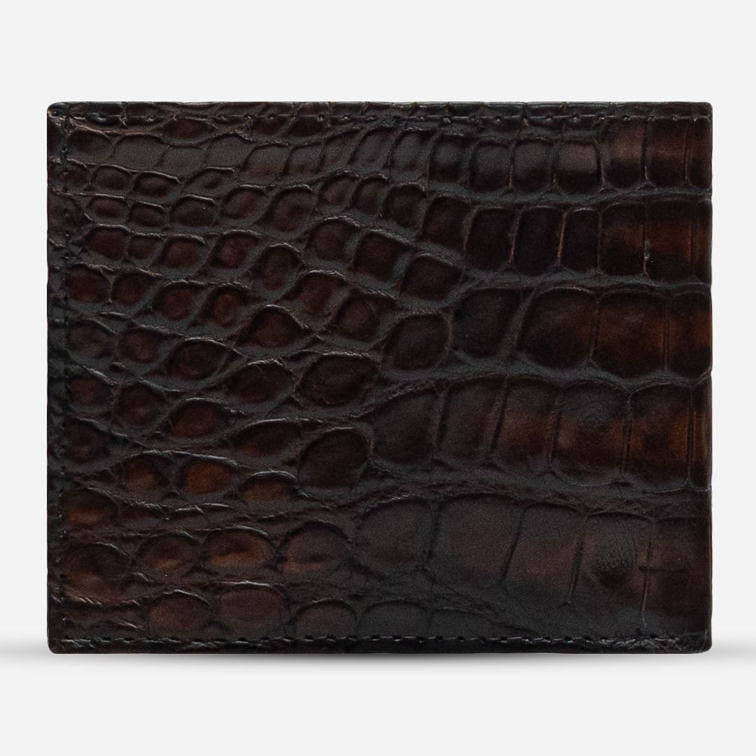 Cartera Grande "The Ambassador" - Billionaire Croc Brûlé