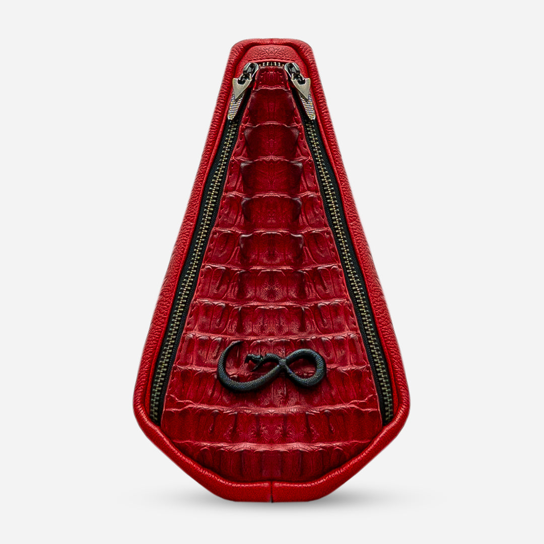 "The Falcon" Billionaire Croc Red