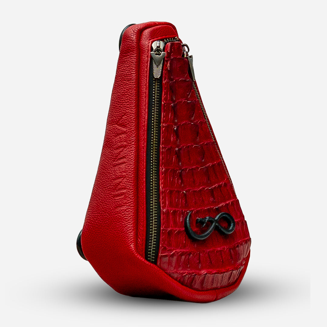 "The Falcon" Billionaire Croc Red