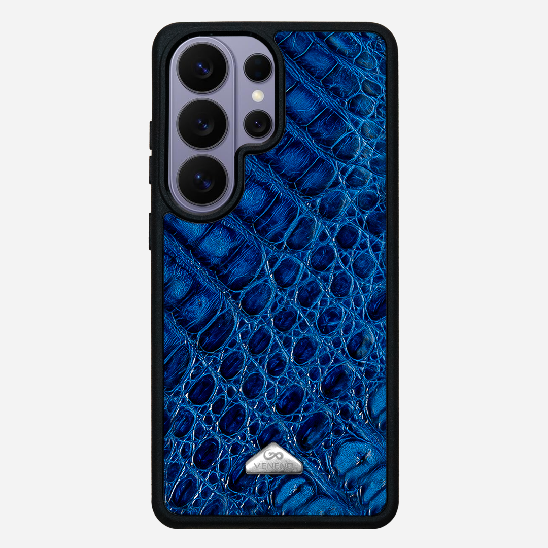 Funda S26 Ultra Illuminati Billionaire Croc Royal Blue