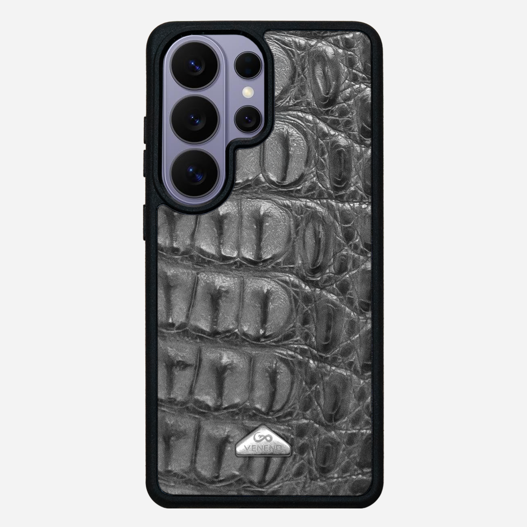 Funda S26 Ultra Illuminati Billionaire Croc Gray