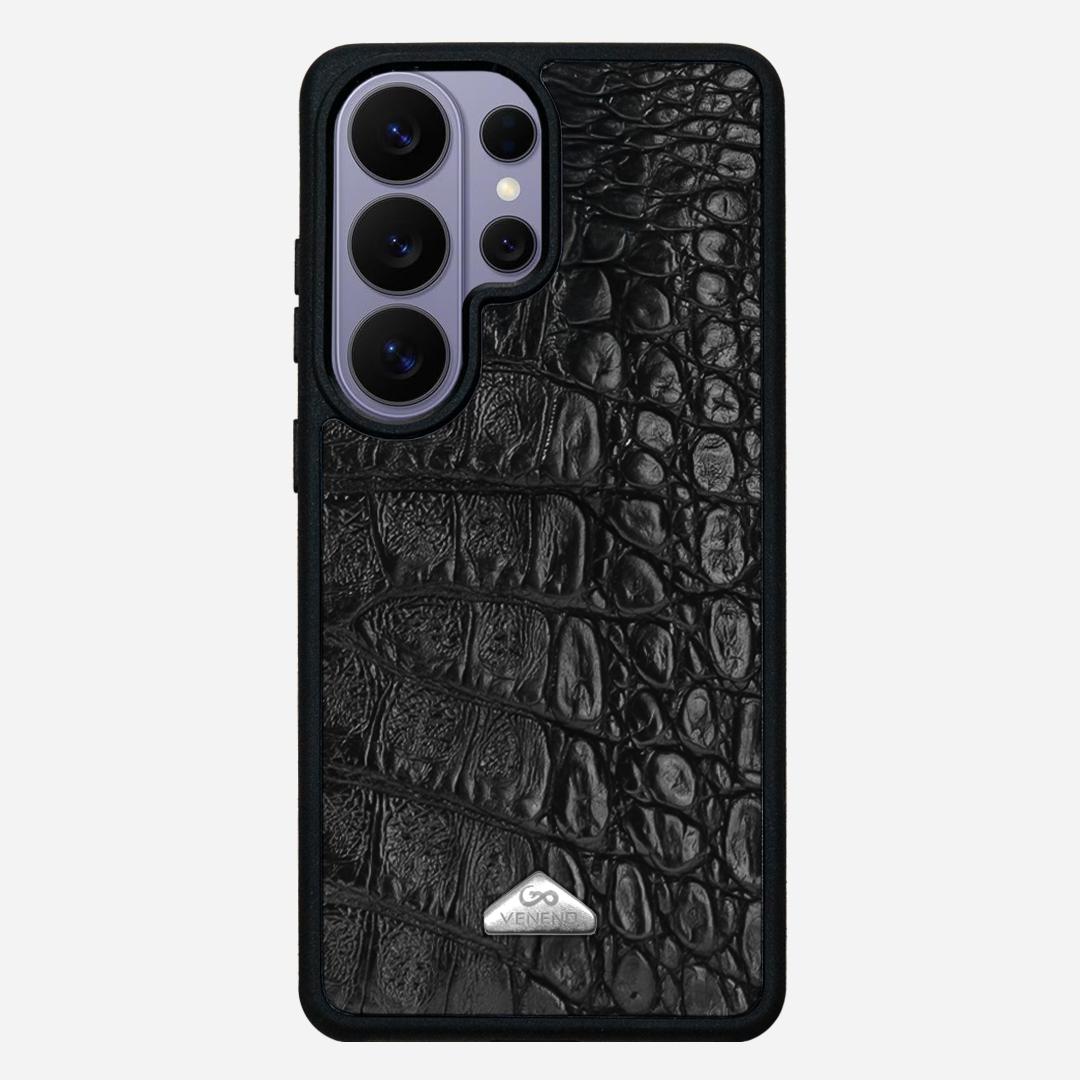 Funda S26 Ultra Illuminati Billionaire Croc Black