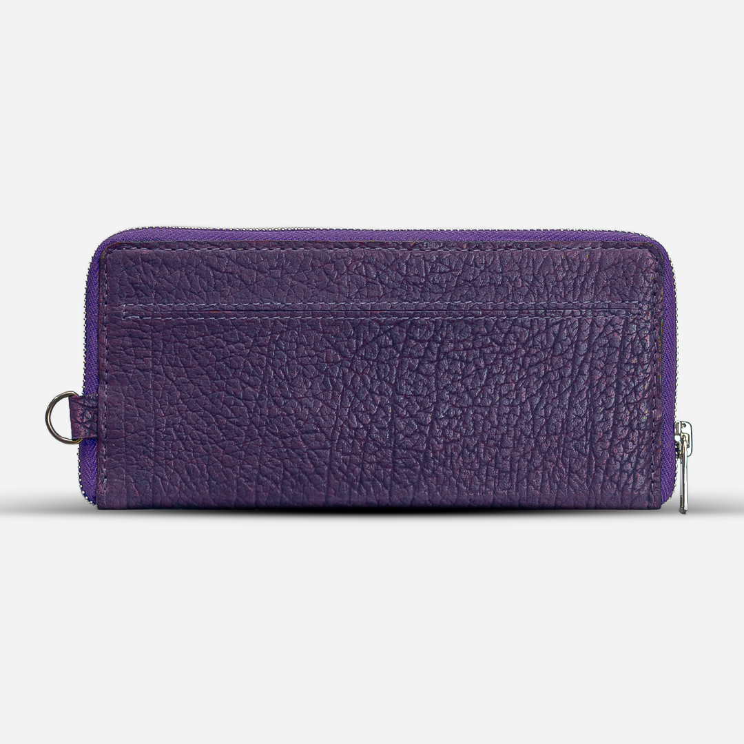 Cartera Larga "The Glam" Billionaire Croc Purple