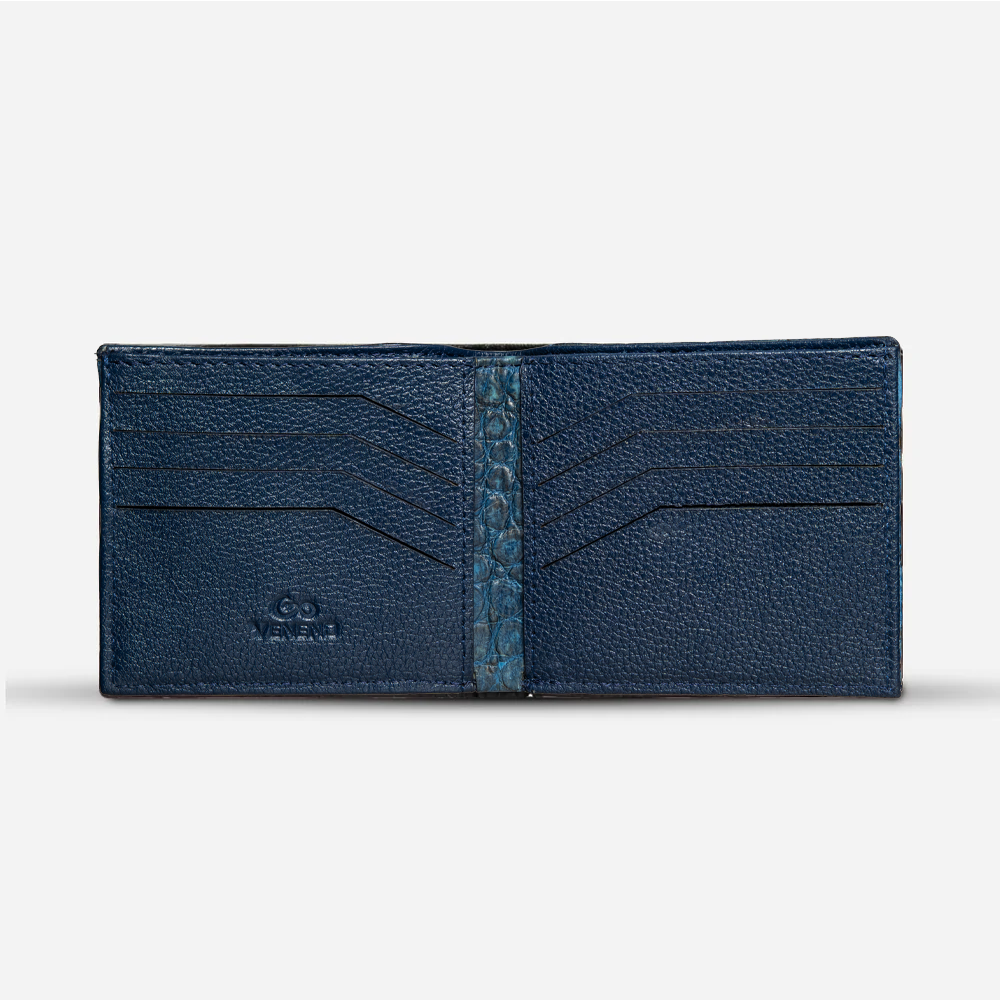 Cartera "The Grid" - Billionaire Croc Tidal Blue