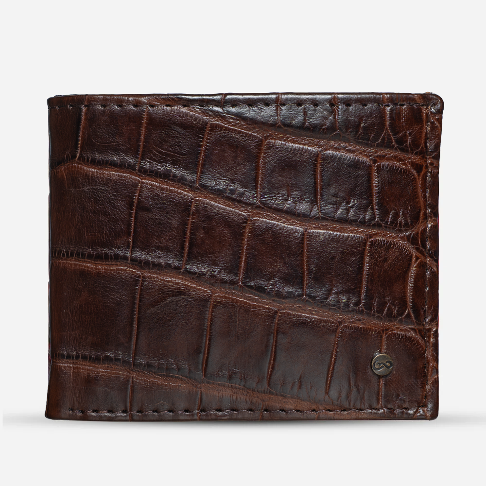 Cartera "The Grid" - Billionaire Croc Brown
