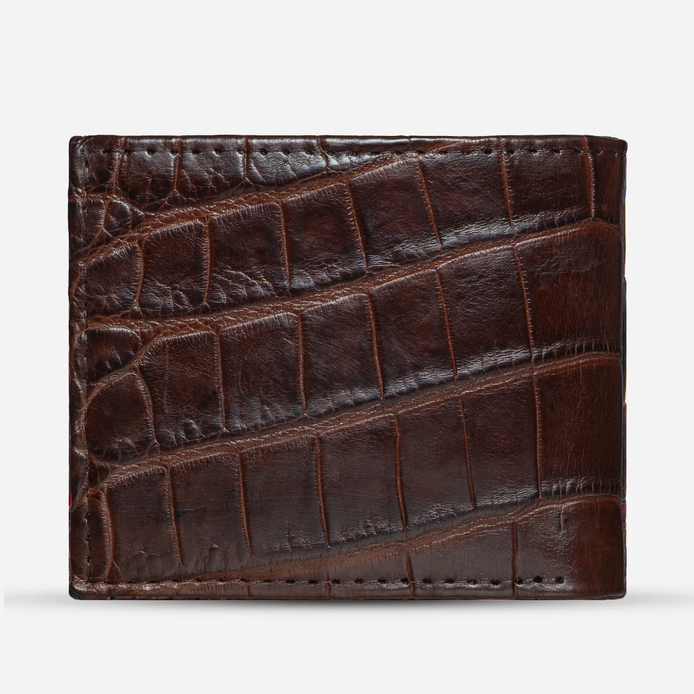 Cartera "The Grid" - Billionaire Croc Brown