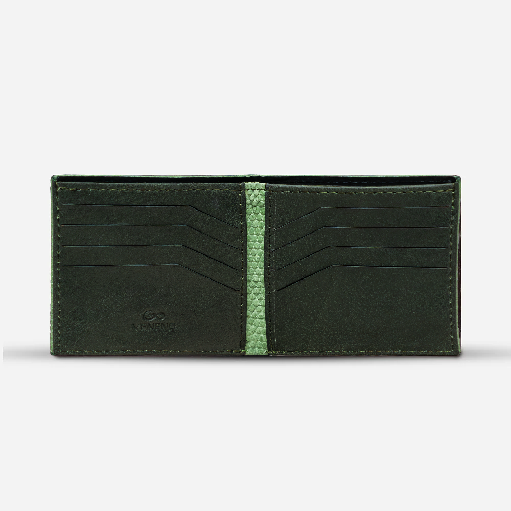 Cartera "The Grid" - Billionaire Lizzard Jade