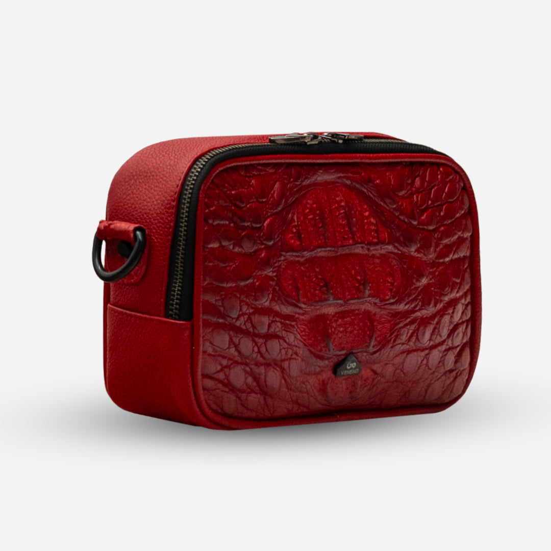 Documentera Mini - Billionaire Croc Red