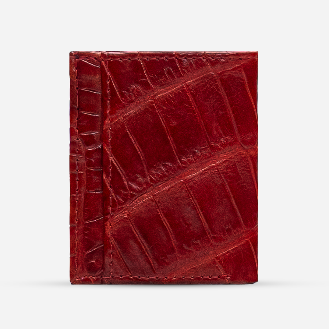 Cartera Compacta "The TIE" Billionaire Croc Flame