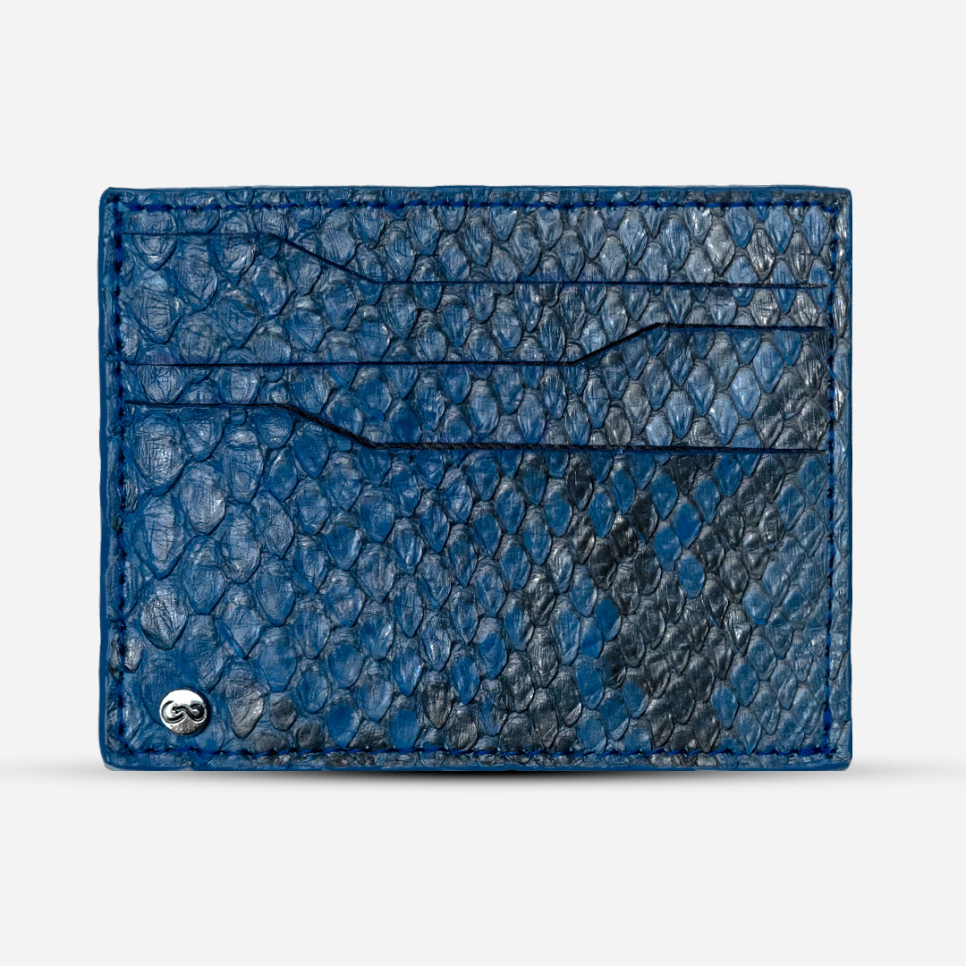 Tarjetero Horizontal "Turbo" Python Blue