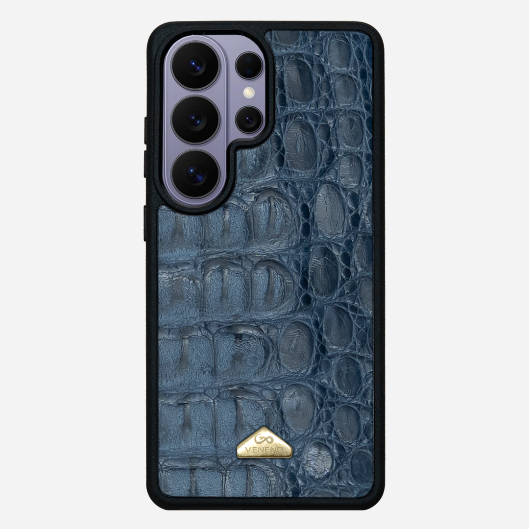 Funda S26 Ultra Illuminati Billionaire Croc Navy Blue