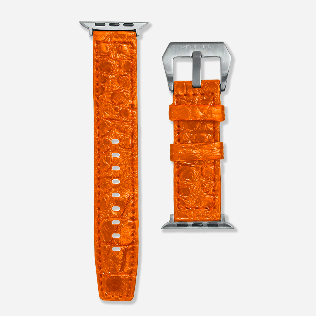Extensible - Apple Watch Billionaire Croc Sunset Orange