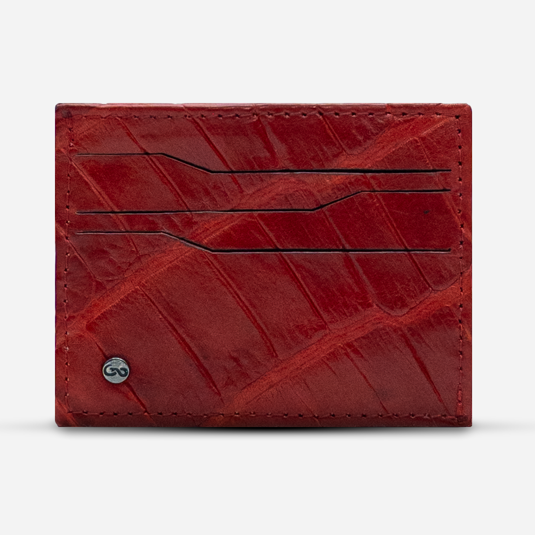 Tarjetero Horizontal "Turbo" Croc Flame