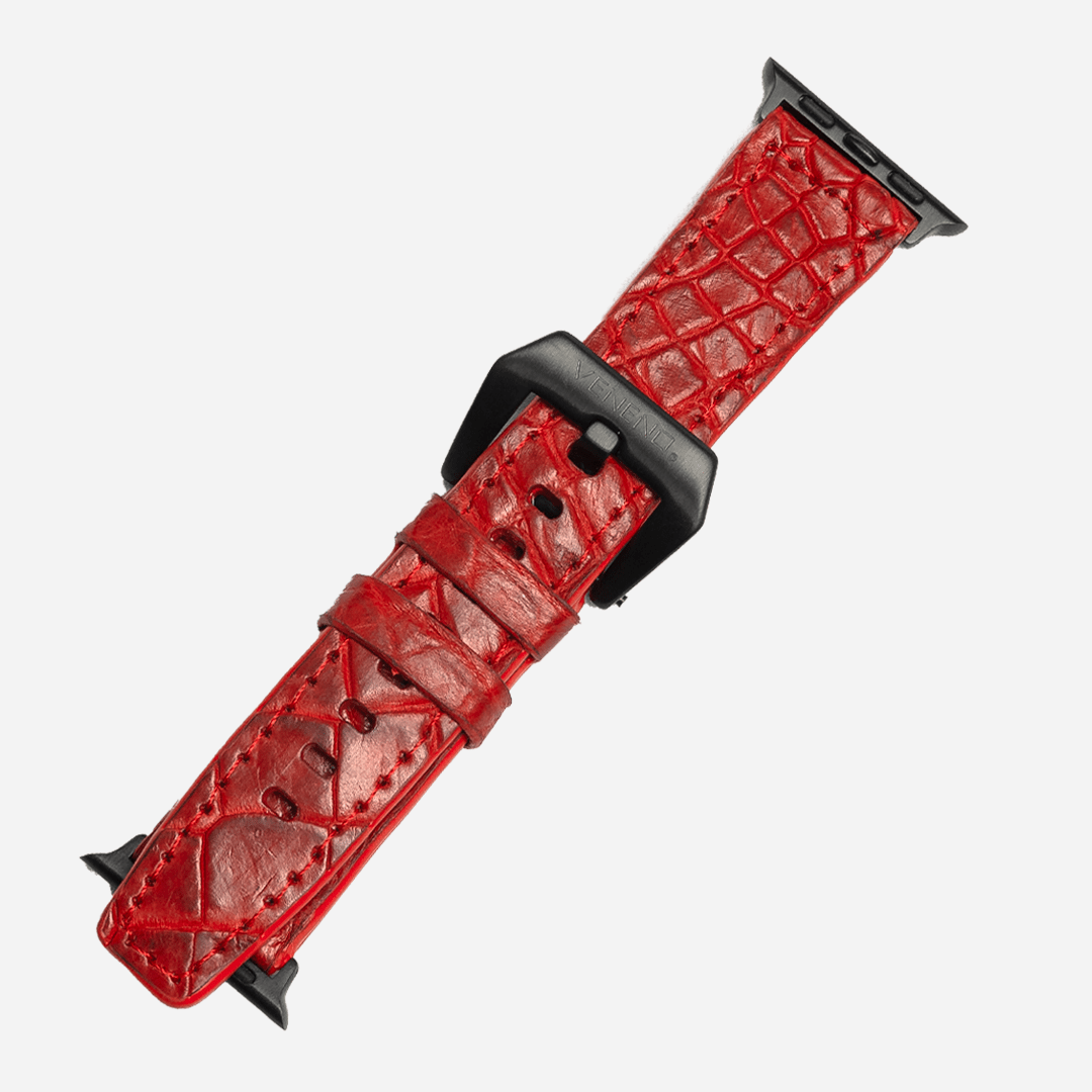 Veneno "Apple Watch Straps 38/40/41 mm" Billionaire Croc Red