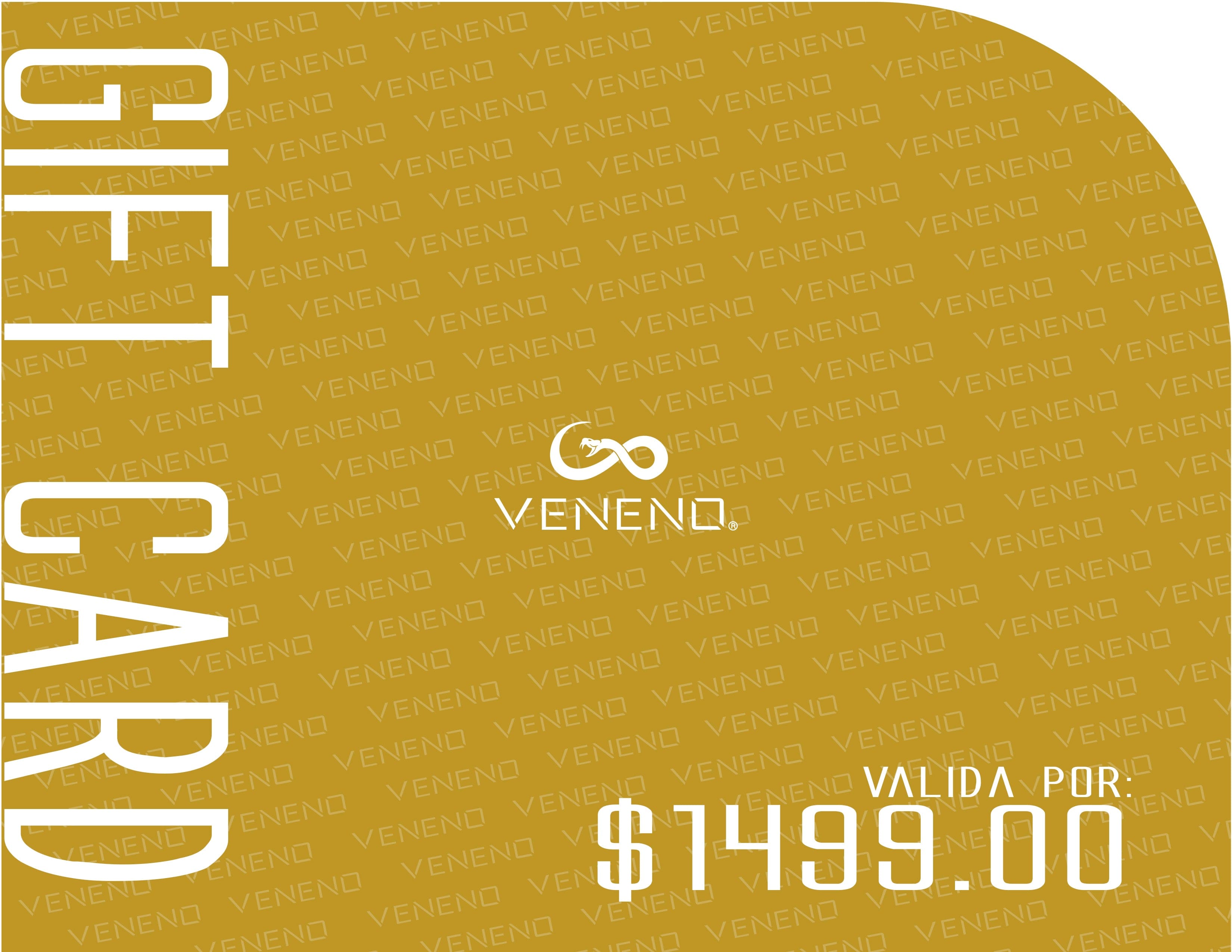 Veneno Leather Goods 1499,00 MXN Gift Card