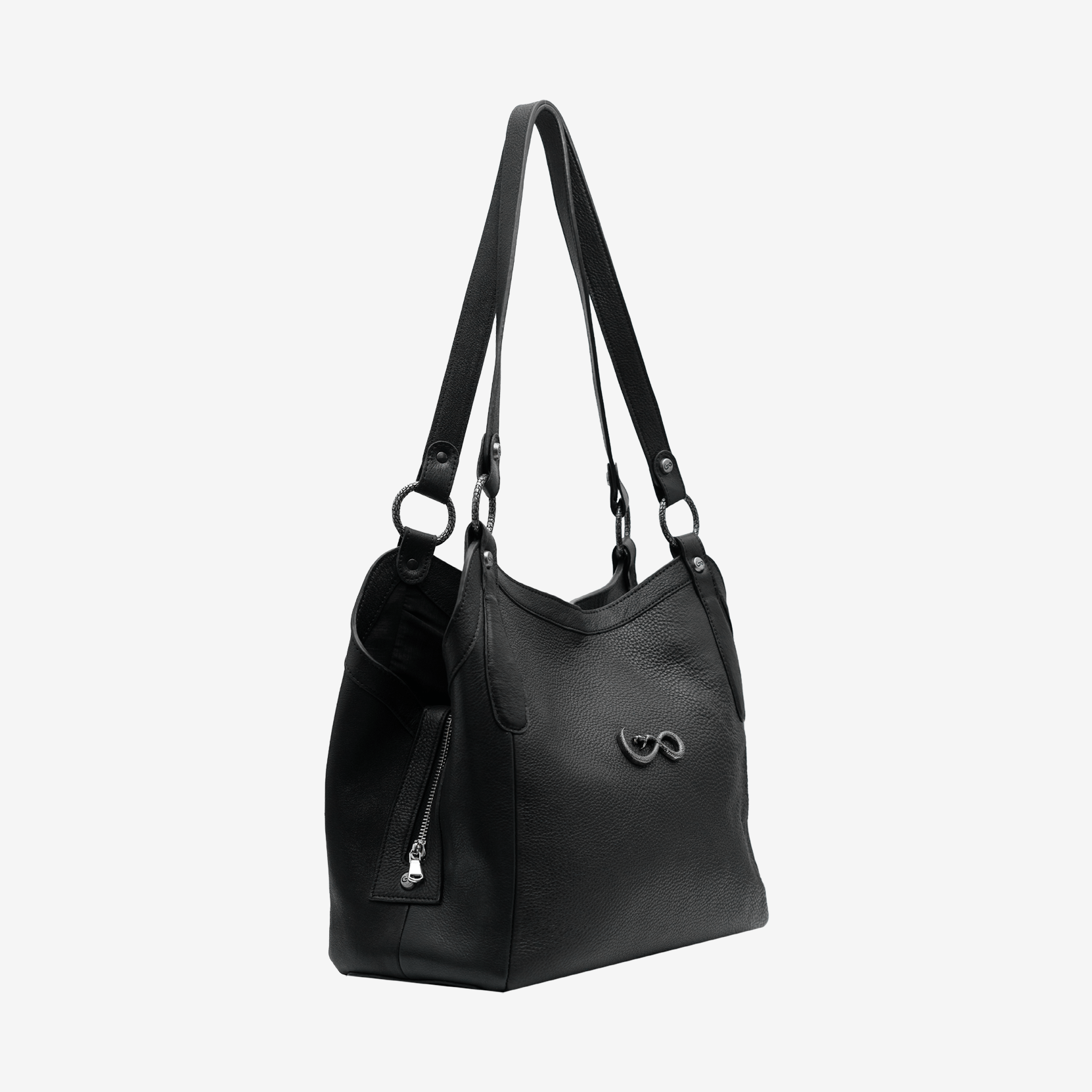 Veneno Leather Goods Bolsa Shoulder bag  - BARBARA Black