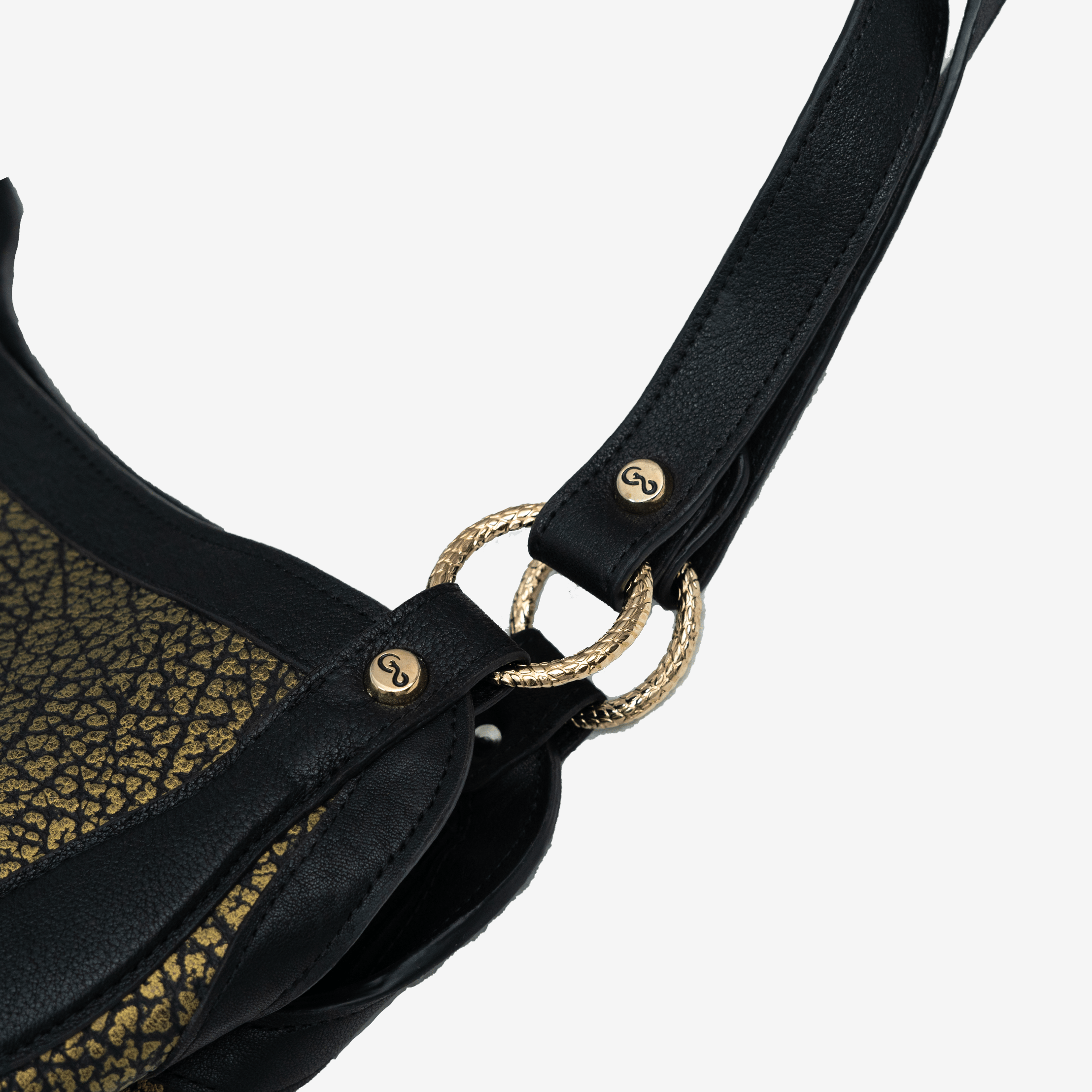 Veneno Leather Goods Bolsa Shoulder bag  - BARBARA golden girl