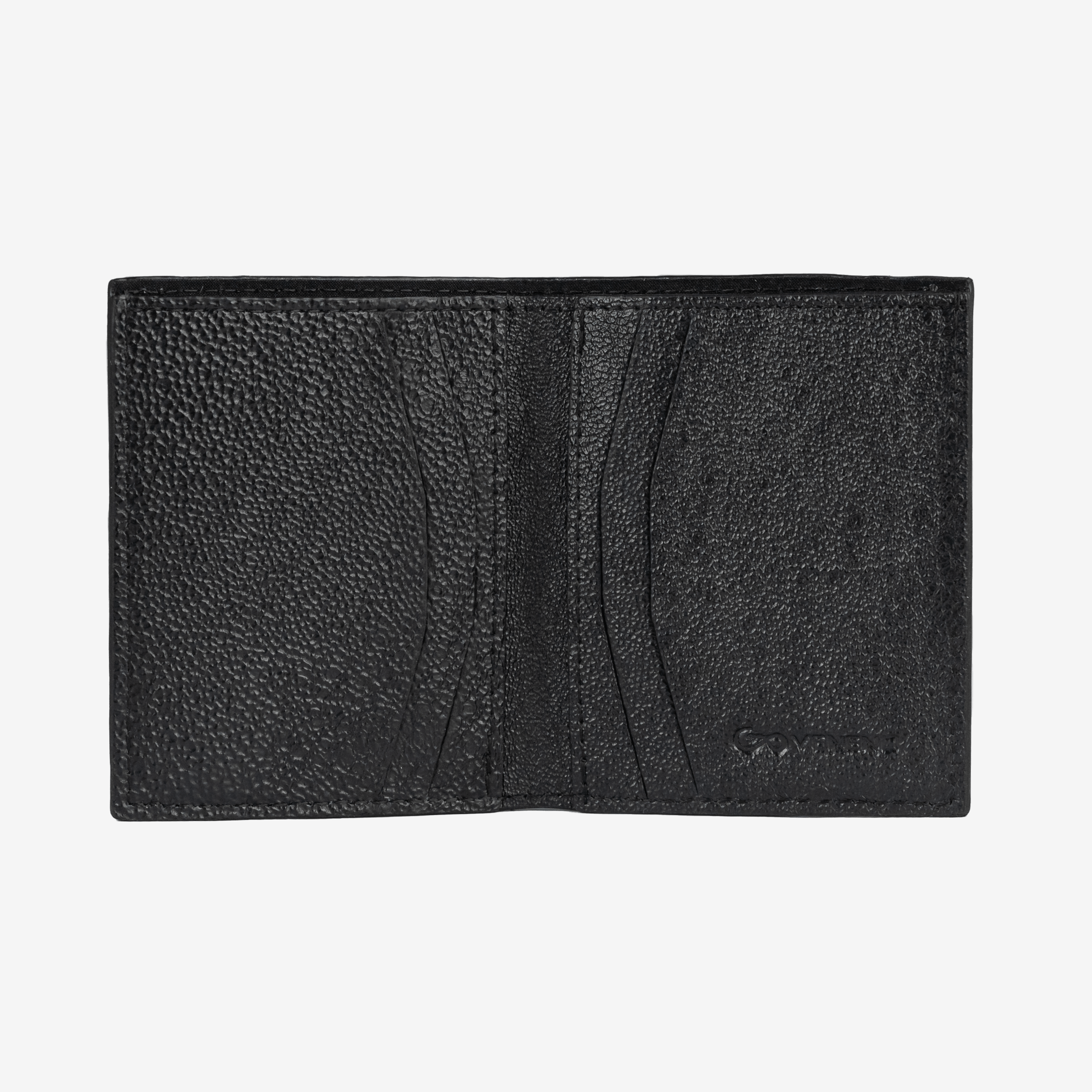 Veneno Leather Goods Cartera Compacta "The TIE"-Deep Black