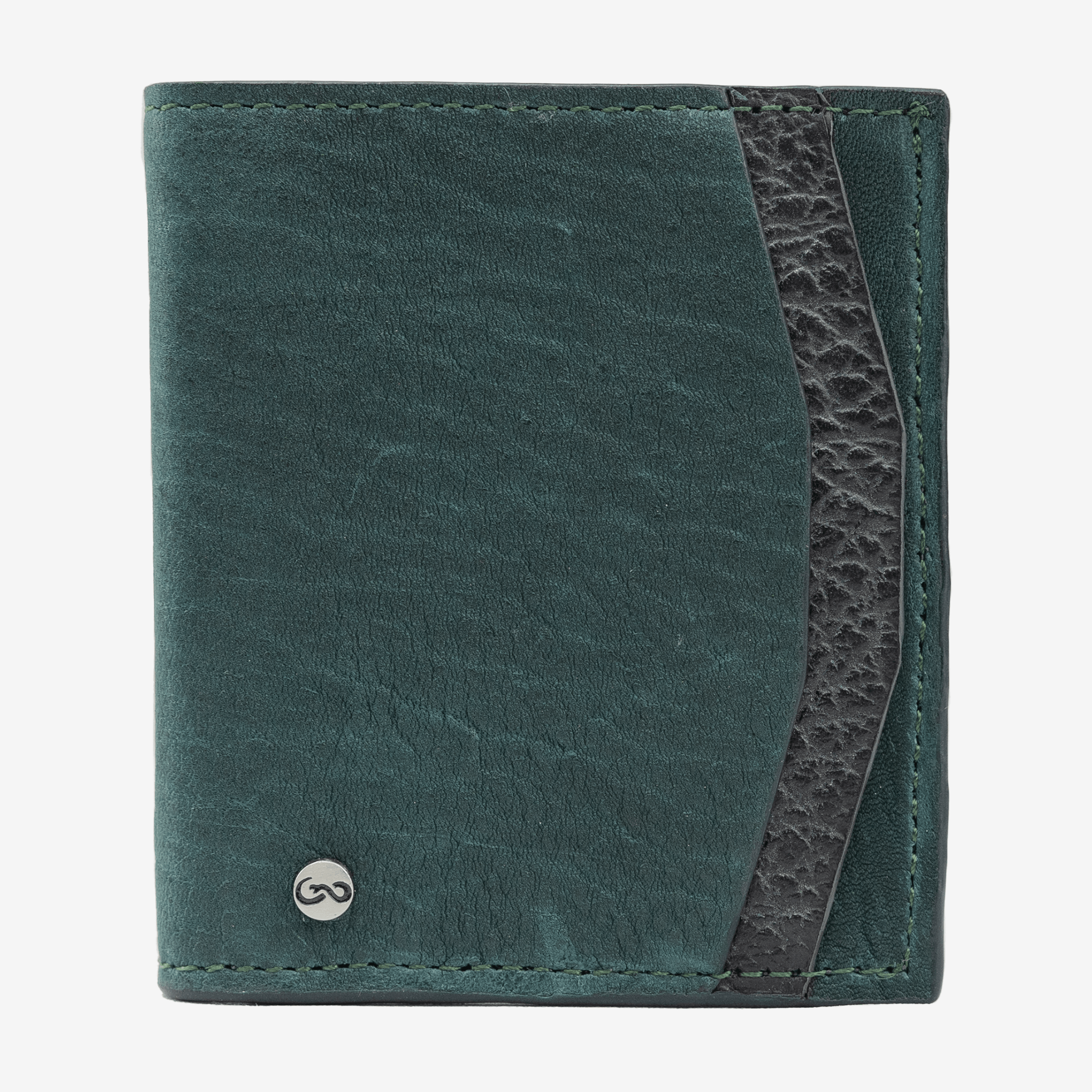 Veneno Leather Goods Cartera Compacta "The TIE" Green