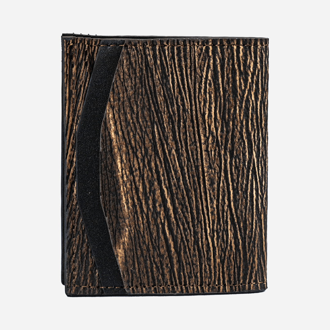 Veneno Leather Goods Cartera Compacta "The TIE"  Oak