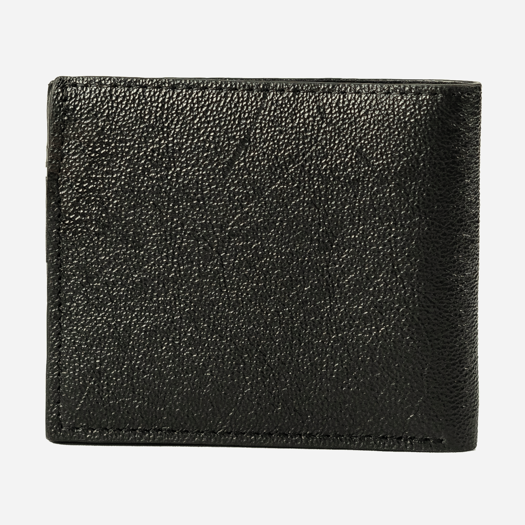 Veneno Leather Goods Cartera "The Grid" - Deep Black