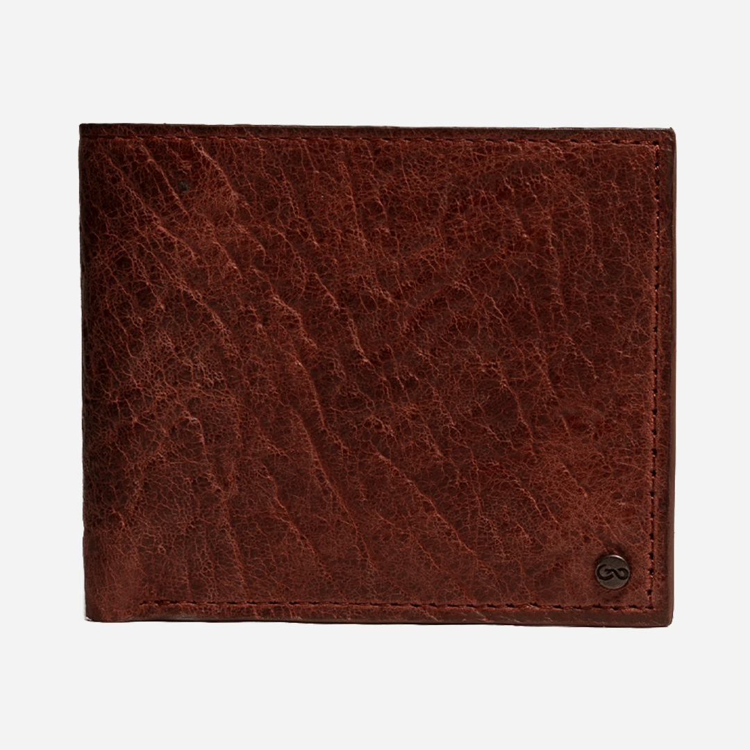 Veneno Leather Goods Cartera "The Grid" - Magma Brick