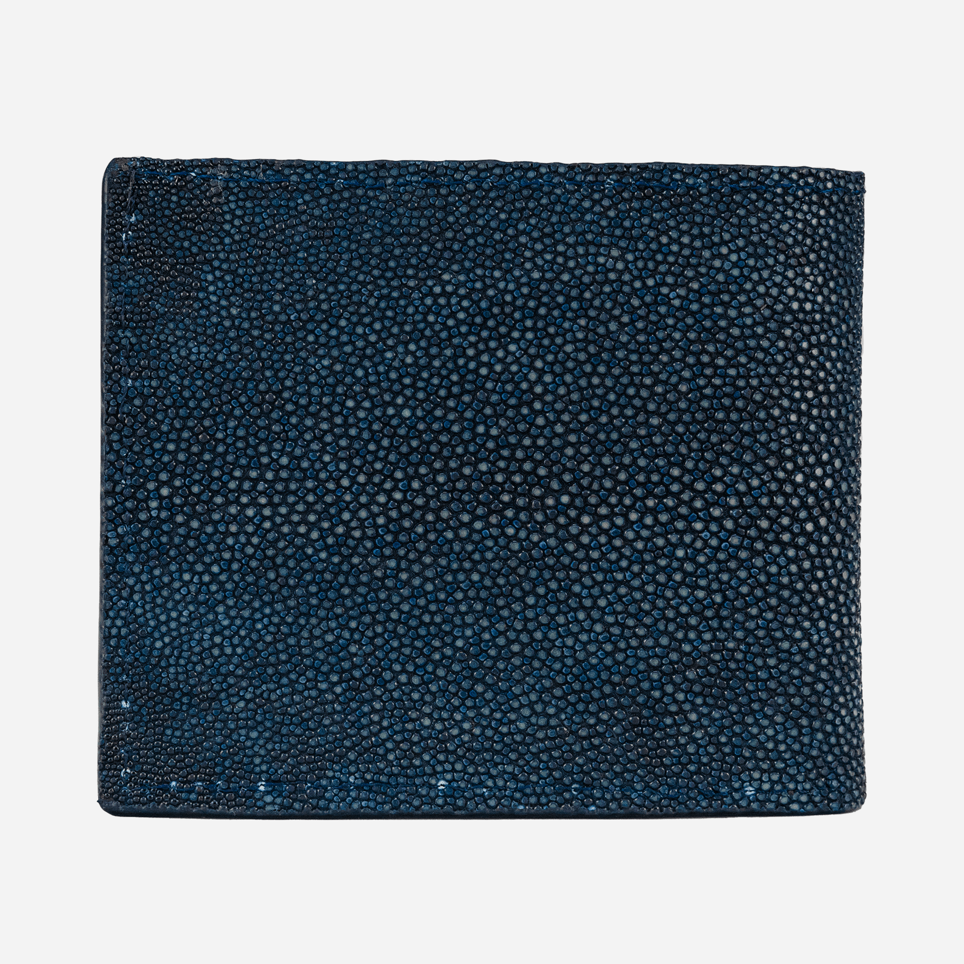 Veneno Leather Goods Cartera "The Grid" Stingray Blue