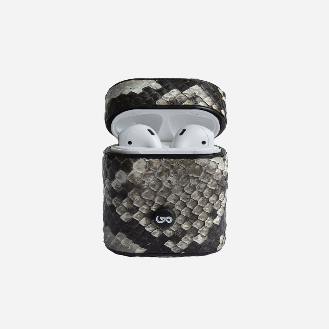 Veneno Leather Goods Funda “Airpods Cage” Python Natural