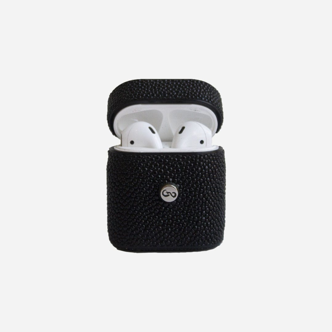 Veneno Leather Goods Funda Airpods Case - Stingray Black