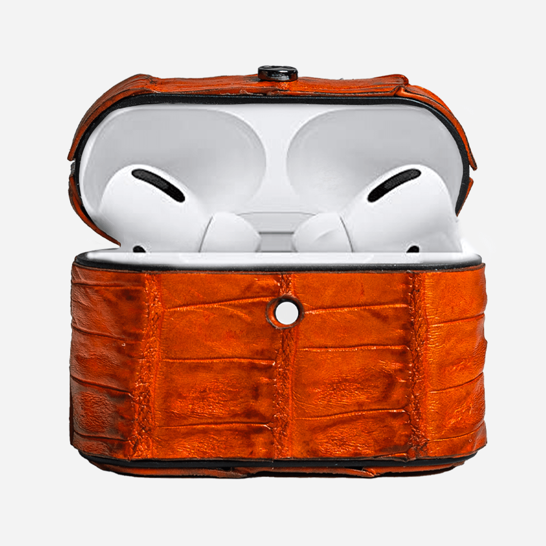 Veneno Leather Goods Funda “Airpods PRO” Orange