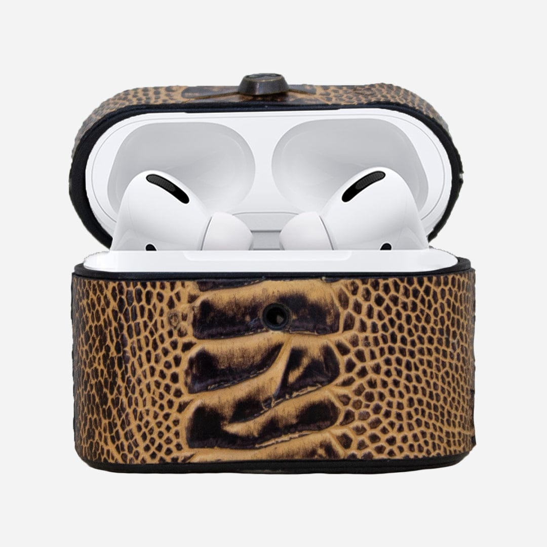 Veneno Leather Goods Funda “Airpods PRO” Ostrich Orión