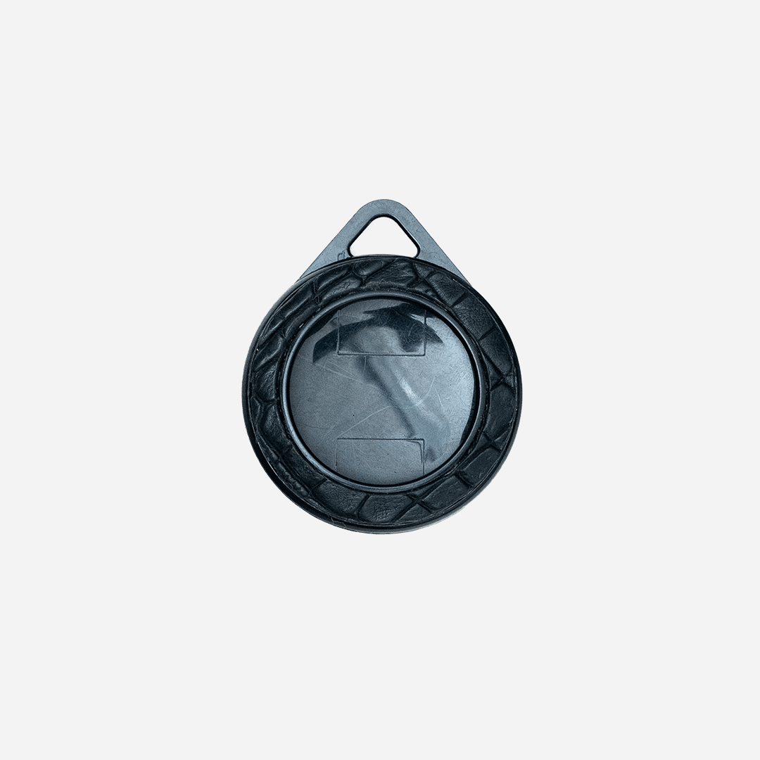 Veneno Leather Goods Funda AirTag - Billionaire Croc Black