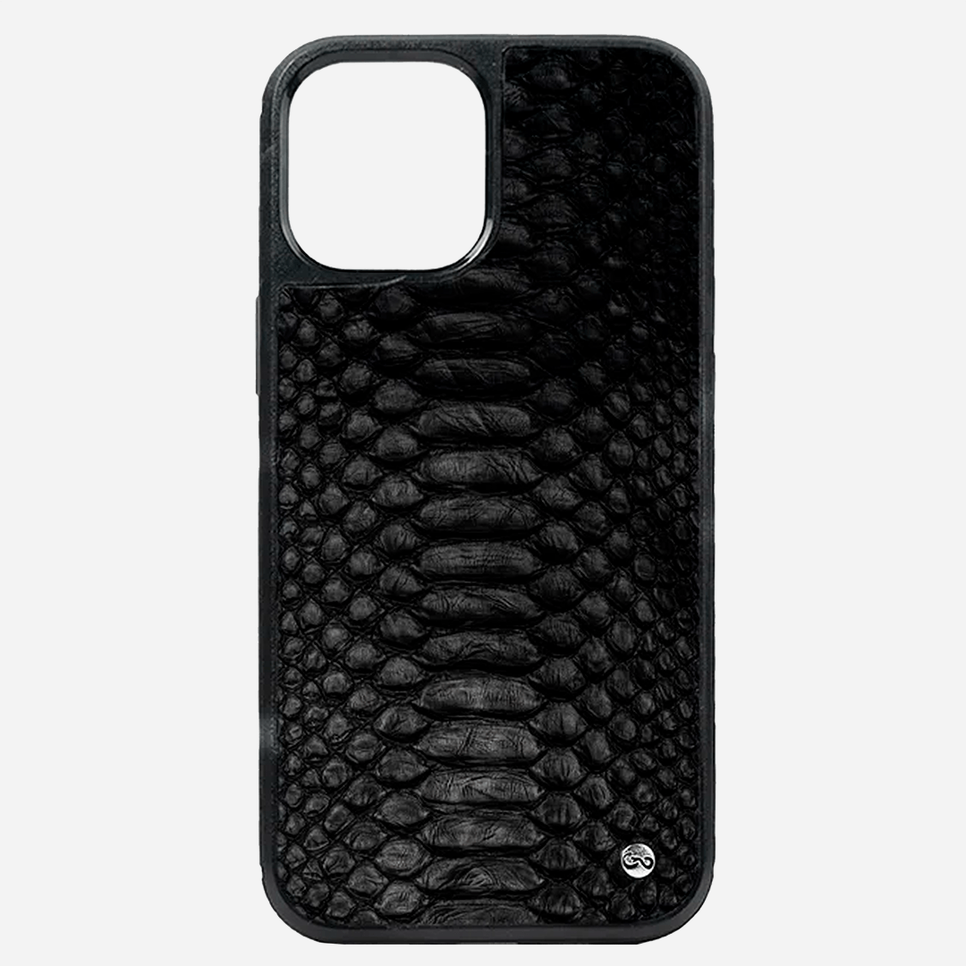 Veneno Leather Goods Funda iPhone 11- Python Black