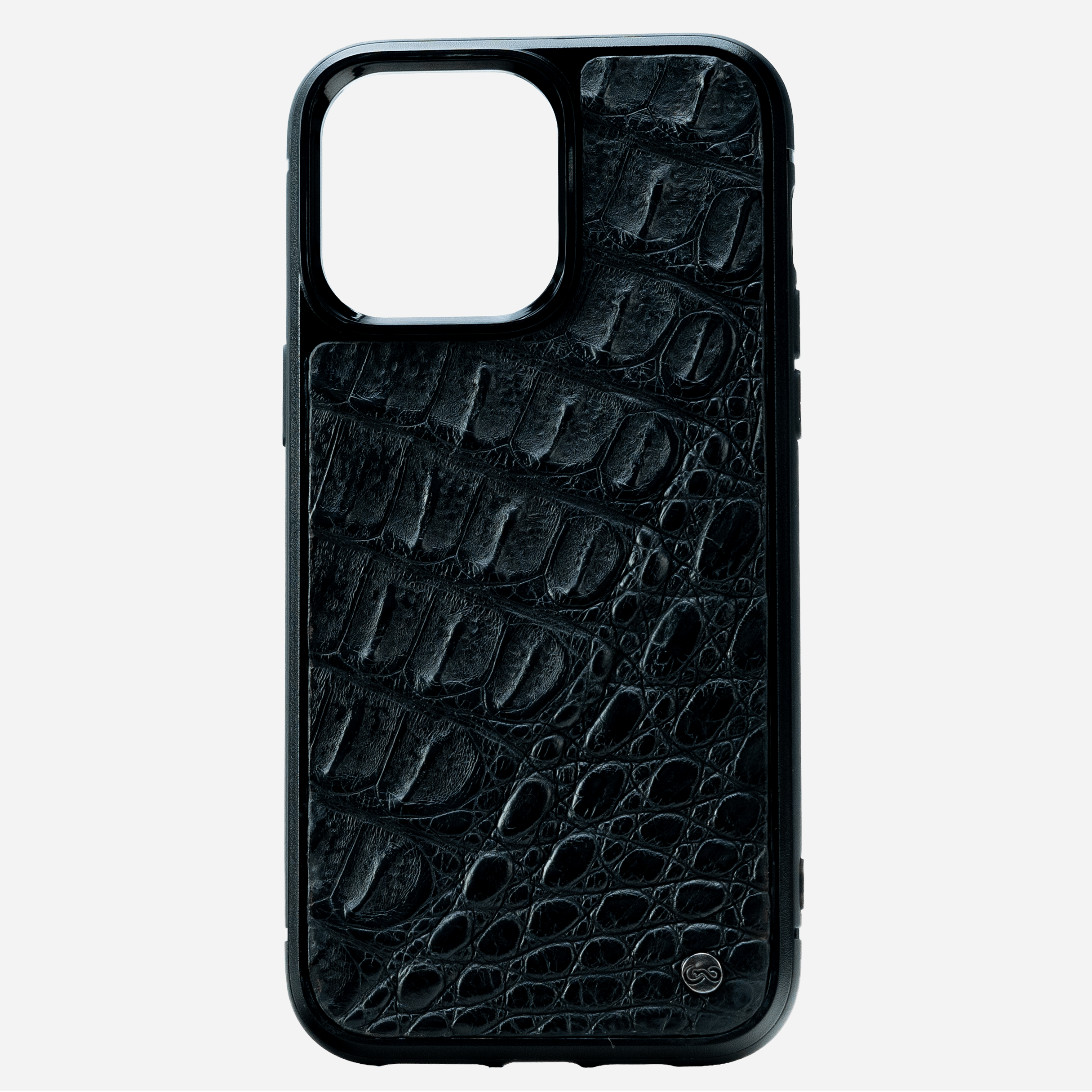 Veneno Leather Goods Funda iPhone 13 Pro Max Billionaire Croc Black