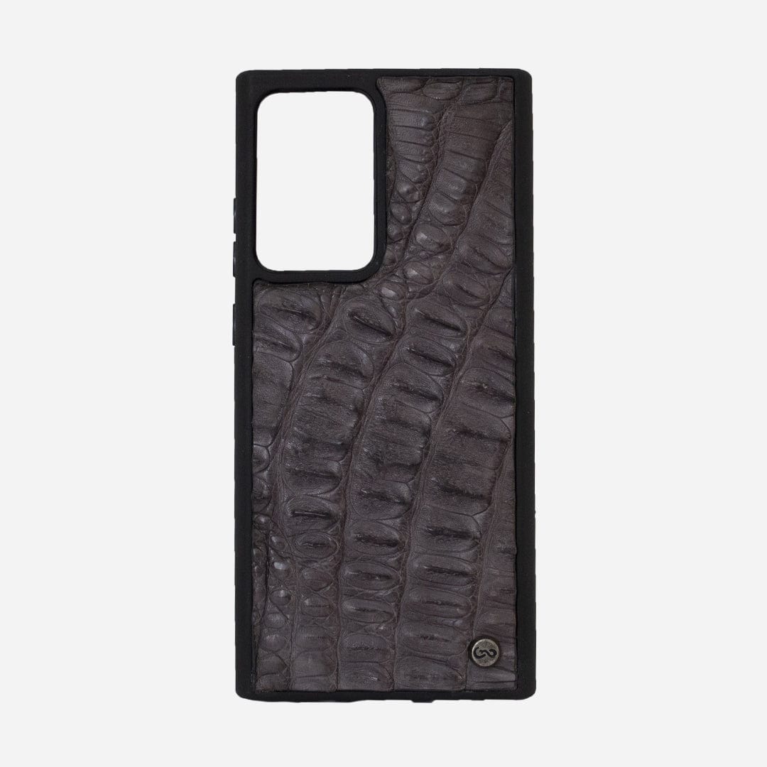 Veneno Leather Goods Funda Note20Ultra - Billionaire Croc Gray