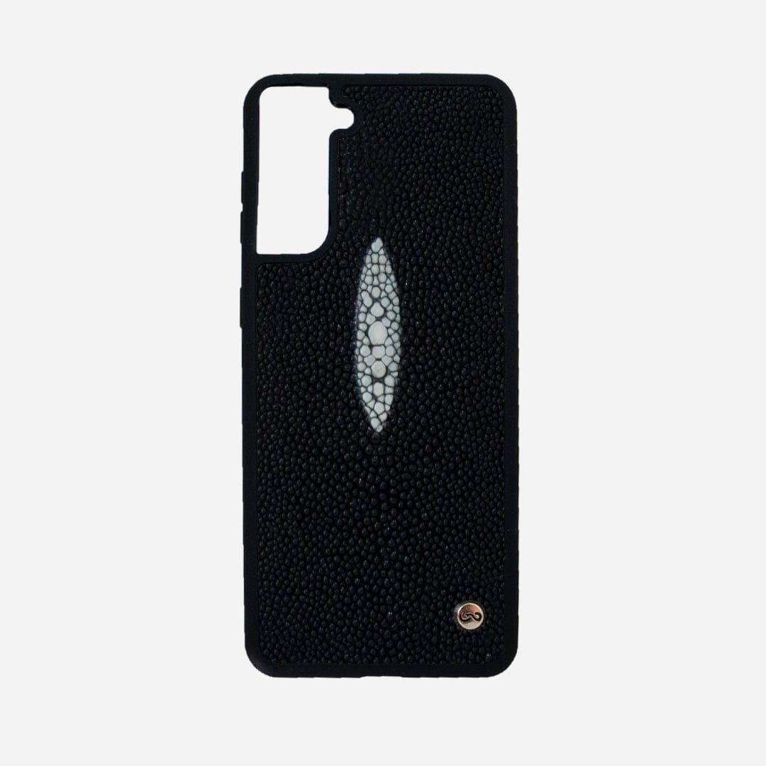 Veneno Leather Goods Funda S21 FE Stingray Black